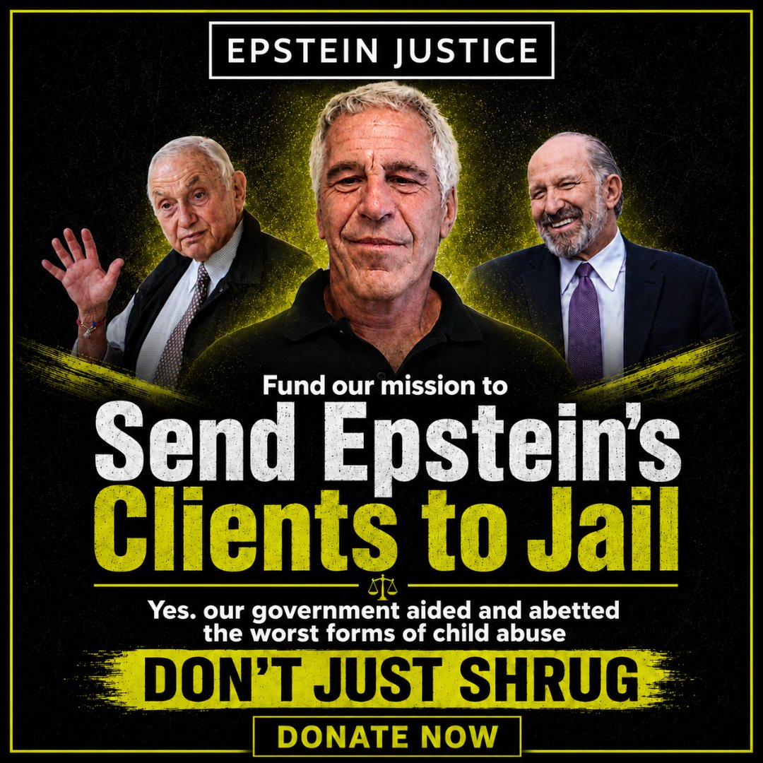 EpsteinJustice's tweet photo. WE CAN'T DO THIS WITHOUT YOU.  

Epstein Justice runs on the support of regular Americans who refuse to let this story disappear.  

Every dollar fuels investigations, organizing, and the fight for a Congressional Commission.  

Chip in any amount on our GoFundMe every contribution is a vote for accountability. 

Donate Now:  
https://t.co/BIEUFUnxR0

#TrialsNotFiles