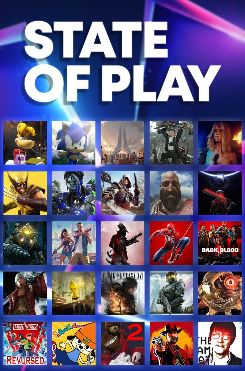 Dragon_Farter's tweet photo. 100% accurate State of Play Bingo Card, IT WILL HAVE EVERYTHING! https://t.co/s8qoCvUifA