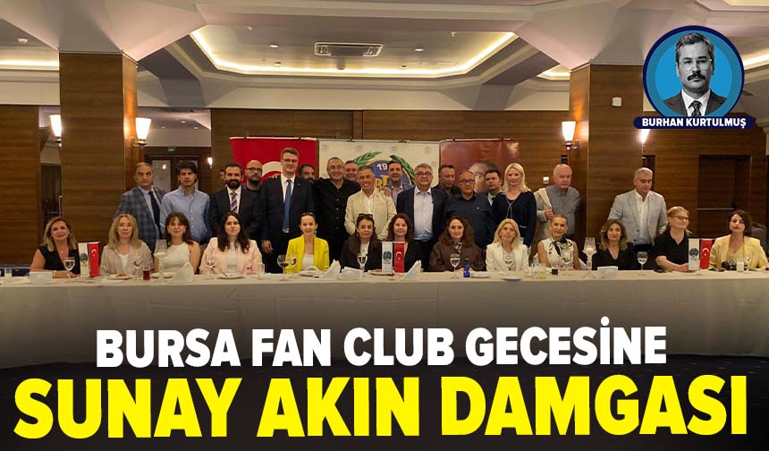bursasaati's tweet photo. Bursa Fan Club gecesine Sunay Akın damgası
https://t.co/WuZAJgAsEJ https://t.co/6dPnmPjVW9