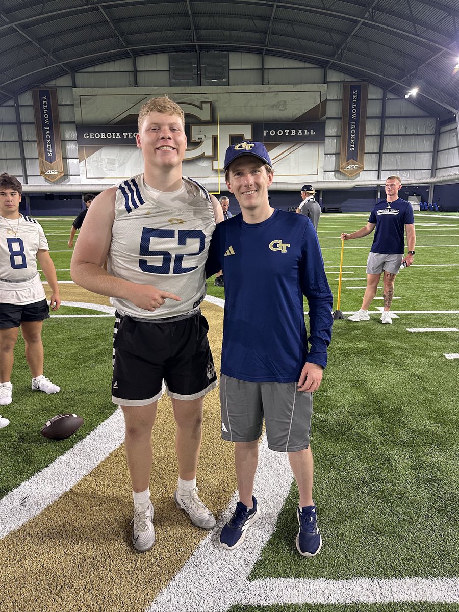 JohnStanley706's tweet photo. Had a great camp with @GeorgiaTechFB! Big thanks to @CoachTimSalem, @CoachBFarrell, and @JMorrisonCoach for the opportunity to come compete. #StingEm 🐝

@Coach_KPope @CoachHJSimpson @NwGaFootball @jeremycrabtree @RecruitGeorgia @OneOnOneKicking @Bamasnap @HKA_Tanalski https://t.co/UqVMp6Tqx4