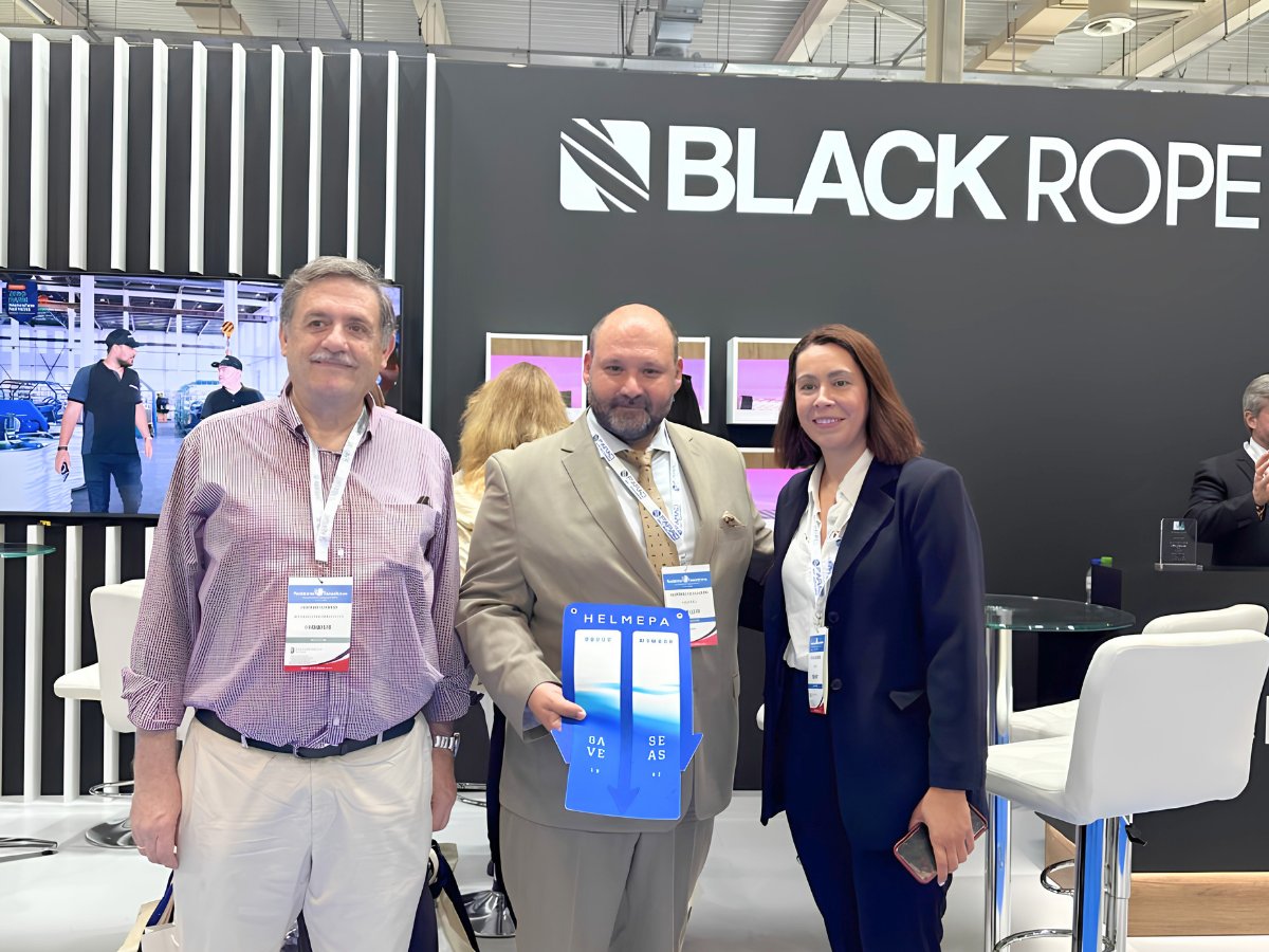 BlackRopegr's tweet photo. 🌊 We are deeply honored to receive a special token of recognition from @HELMEPA at @PosidoniaEvents  2026 exhibition for our active participation and dedication to the ogranization's initiative.

#HELMEPA #Sustainability #SafeMooring #OceanPreservation #ProtectTheOcean https://t.co/g4gMdsXRp8