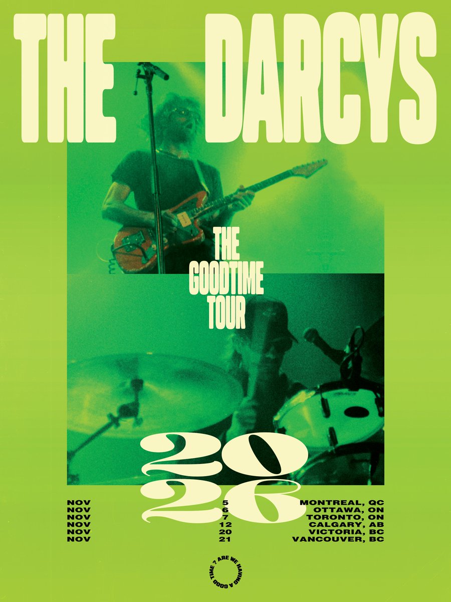 itsthedarcys's tweet photo. THE GOODTIME TOUR goes on sale Friday. 
Pre-sale tomorrow at 10am. DM for code. 
https://t.co/KS70HCEOi2 https://t.co/jVjpXStxSx