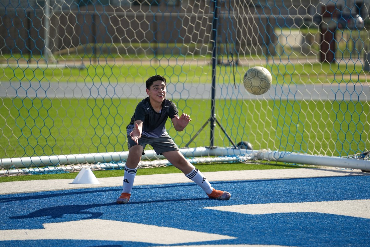 JoshuaISD's tweet photo. Owl Stadium was full of eager young student-athletes this morning as soccer camps kicked off! Participants worked to improve their abilities, learned proper techniques and had a blast during the friendly competitions! 

#UnitedWeSoar https://t.co/VKOPmOy3Nm