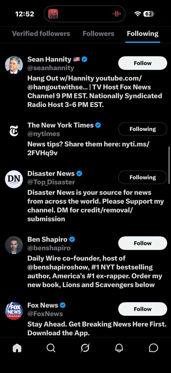 nitnatkat's tweet photo. i just had to unfollow all these people?? i don’t remember ever following them wtf x ?? https://t.co/xRNpedFdfn