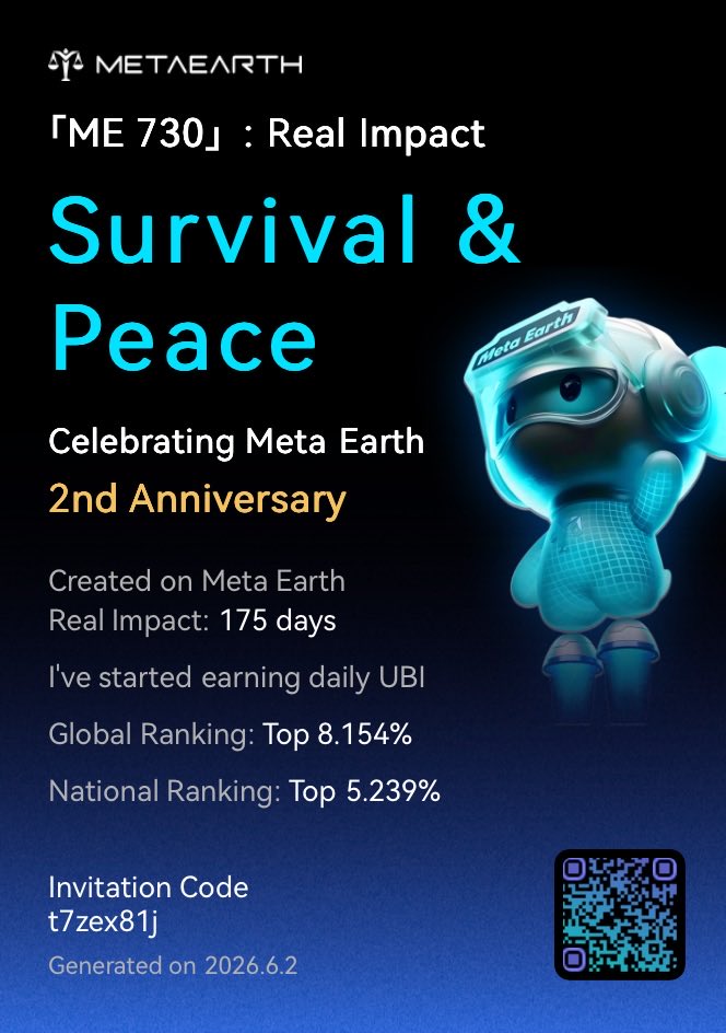 Kounakepro101's tweet photo. 「ME 730」: Real Impact I’ve started earning daily unconditional basic Income and helping more people do the same. Create your impact with us and win up to $20,000 in rewards! Join here:... Read more:
https://t.co/lkBGEBXS50 https://t.co/4kC5E3W1Ct