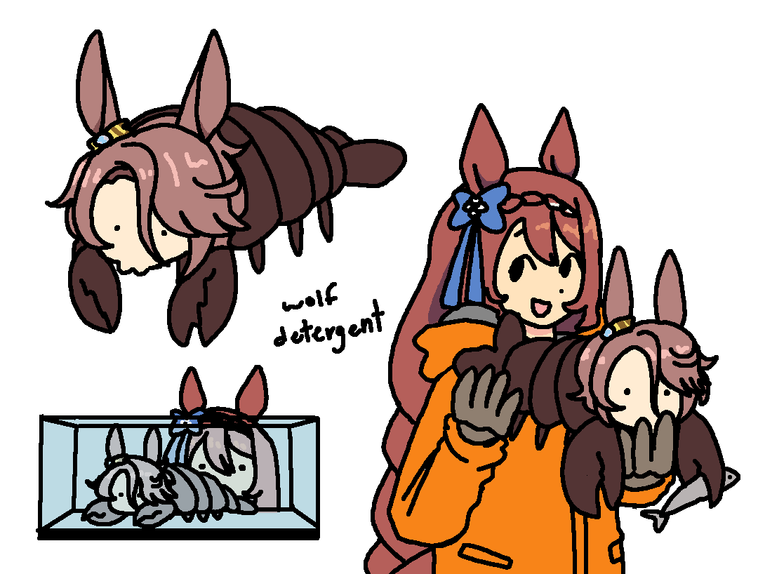 wolfdetergent's tweet photo. every time I remember the lobshins exist I feel compelled to draw a lobshin https://t.co/70i36snNfy