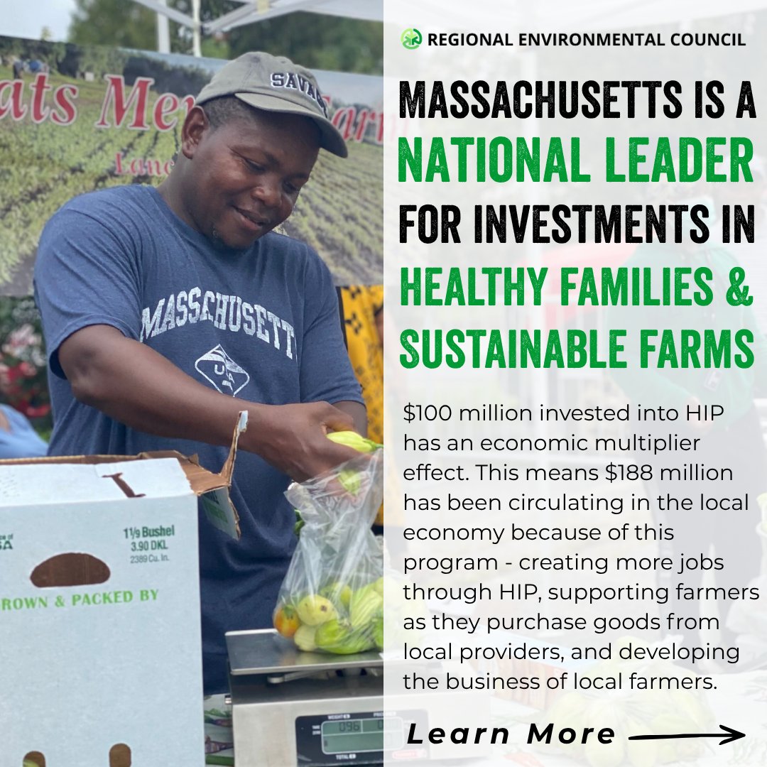 RECWorcester's tweet photo. Thanks to local senators and representatives, the Healthy Incentives Program (HIP) is fully funded for the 2027 fiscal year budget! 💚

Learn More about using HIP at the REC Farmers Markets: https://t.co/M8hzGbYj7H
#RECWorcester #HIP #SNAP #Foodsecurity https://t.co/Y0wqGPq2iF