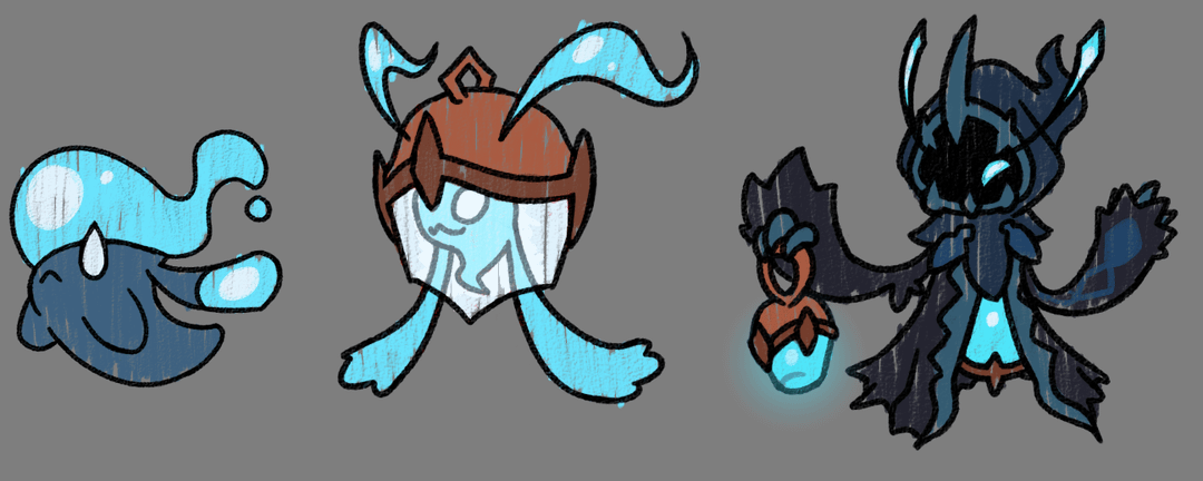 Tryb0rg's tweet photo. Charonyx evo line in #DoodleWorld style.

#Art #LoomianLegacy #Roblox https://t.co/bUMM2gbuiU