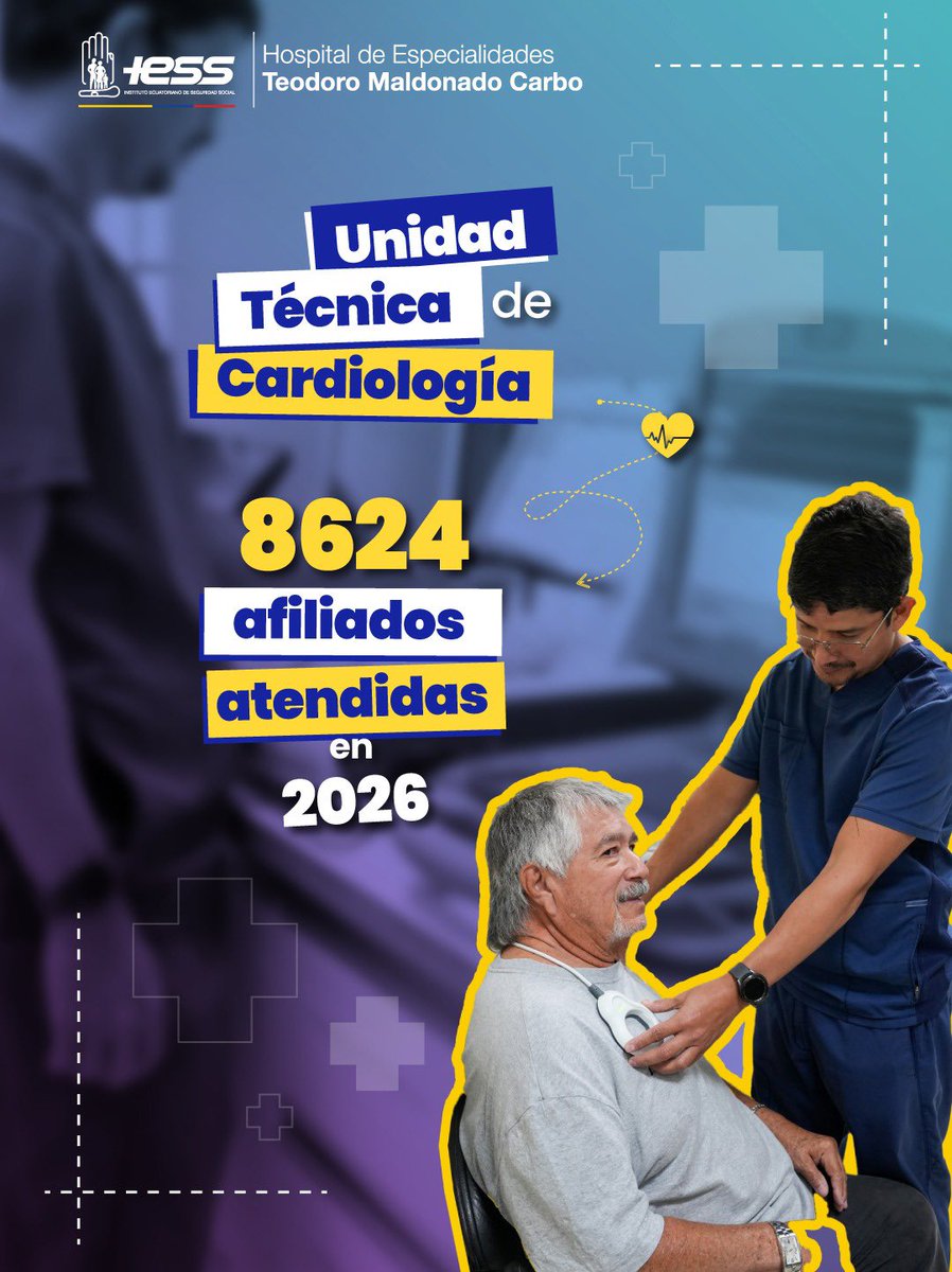 HtmcIess's tweet photo. La Unidad Técnica de Cardiología del 🏥 @HtmcIess se encarga del estudio, diagnóstico y tratamiento de las enfermedades del corazón 🫀y del sistema circulatorio (incluyendo arterias, venas y vasos sanguíneos) https://t.co/necYuy2Rrk