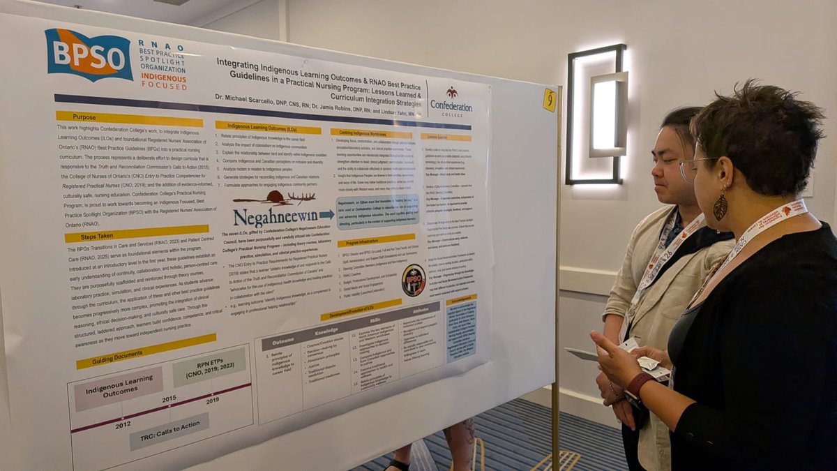 JanetCheeRNAO's tweet photo. Fantastic 3 days @CASN43. Connected with so many wonderful students and faculty from Schools of Nursing across Canada incl our #BPSOs Confederation College, TMU, Nipissing University, Western University, Humber Polytechnic &amp; Conestoga. @DorisGrinspun @Confederation @michael_regn https://t.co/R6s6Bot6VB