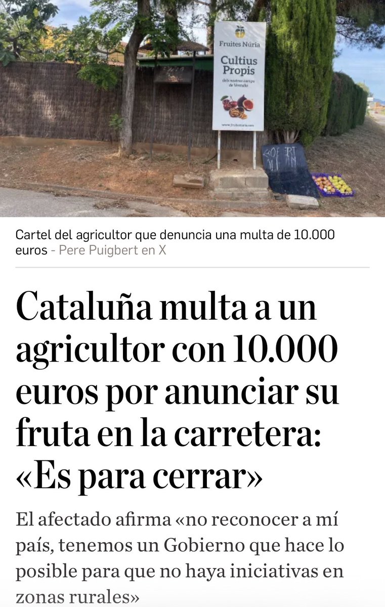 Tomy_Rohde's tweet photo. También les multan con 10.000€ cómo a los agricultores?

También les harán a los agricultores que venden de esa manera un hilo romantizando el ganarse la vida sin pagar impuestos? https://t.co/2bvr7gbGn2