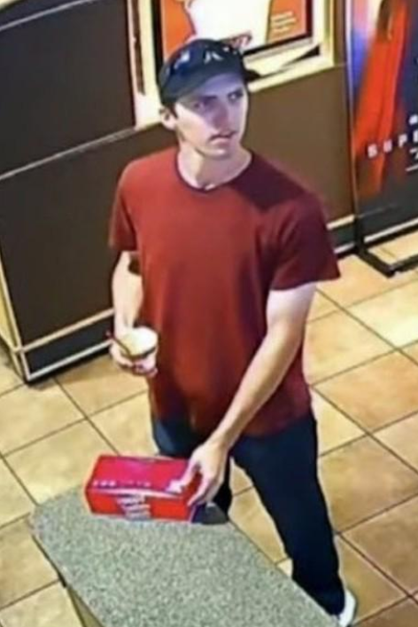 binreminded's tweet photo. @matt82704417 @KeliRabon It could be like Zinn he was being closely monitored by police/agents that day. If he held up a sign saying help he would be shot and his family killed. They would make it seem like he did it. The empty Dairy Queen CCTV seemed like he was thinking - can they see this? https://t.co/647sPwpcVg