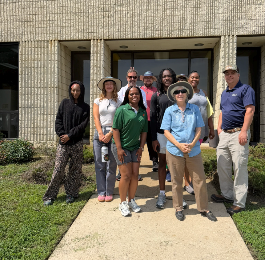 DSolisAgEcon's tweet photo. Day 2 of our #FAMU – #CASFER Summer REU Program! Today we visited the City of Thomasville, GA water treatment plant to learn how urban wastewater is cleaned and how nutrients are recovered from wastewater to produce fertilizer. https://t.co/mBfmJ529ky