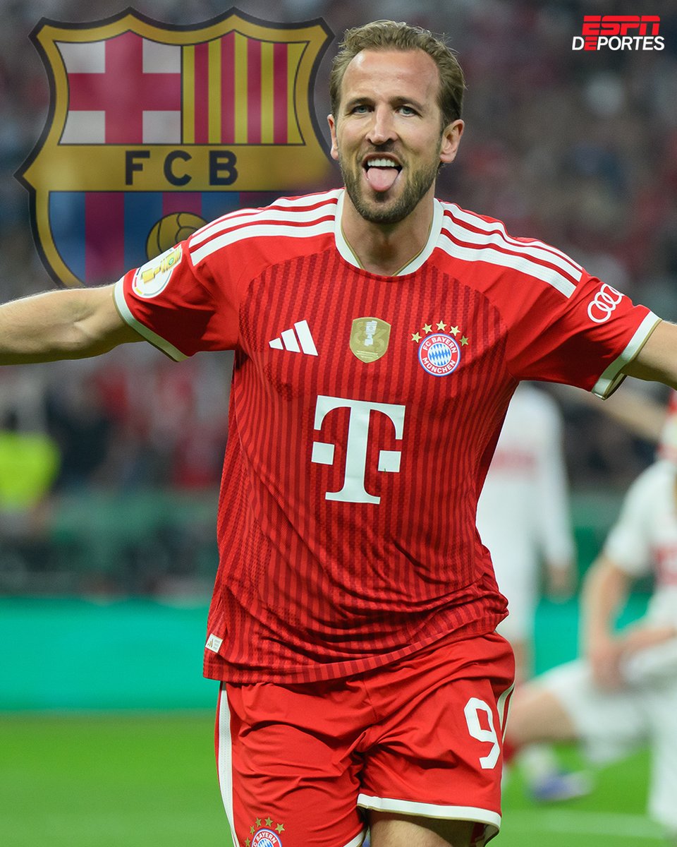 ESPNDeportes's tweet photo. De acuerdo al diario Sport, Harry Kane sería una alternativa viable para el Barcelona si no se concreta el fichaje de Julián Álvarez 👀.

El Bayern estaría dispuesto a iniciar las negociaciones por €80 Millones de Euros 💰. https://t.co/fibKLyKD8G