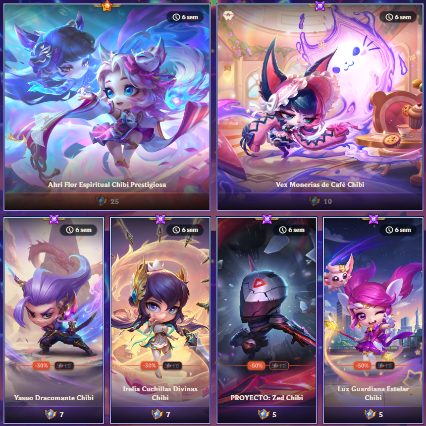 Julex_Gameplays's tweet photo. TFT MEGA MYTHIC SHOP UPDATE IN JUNE 10

-NOW CONFIRMED, Prestige Chibi Spirit Blossom Ahri will be the first prestige who gets a rerun (25MM without chances to get in gacha)
*Also her signature bum (5MM)

-New Chibi, Cafe Cuties Vex (10MM)

-Chibis Reruns with discount: (7MM)
*Star Guardian Lux
*PROJECT: Zed
*Dream Dragon Yasuo
*Divine Sword Irelia

-Chibis Reruns without discount: (10MM)
*Pengu Cosplay Tristana

-Unbound Reruns (10MM)
*God King Garen
*Dark Cosmic Jhin

-Arenas Reruns (10MM):
*Anniversary Pengu 6
*Shrine of the First Land

-Signature Boom (2MM)
*Chibi Cafe Cuties Vex

-Signature Booms Reruns (2MM)
*Chibi Pengu Cosplay Tristana
*Unbound Dark Cosmic Jhin
*Unbound God King Garen

-Little Legend Rerun (2MM)
*Yasuo Cosplay Pengu

-Legendary Portal (3MM)
-Normal Portals (1MM)