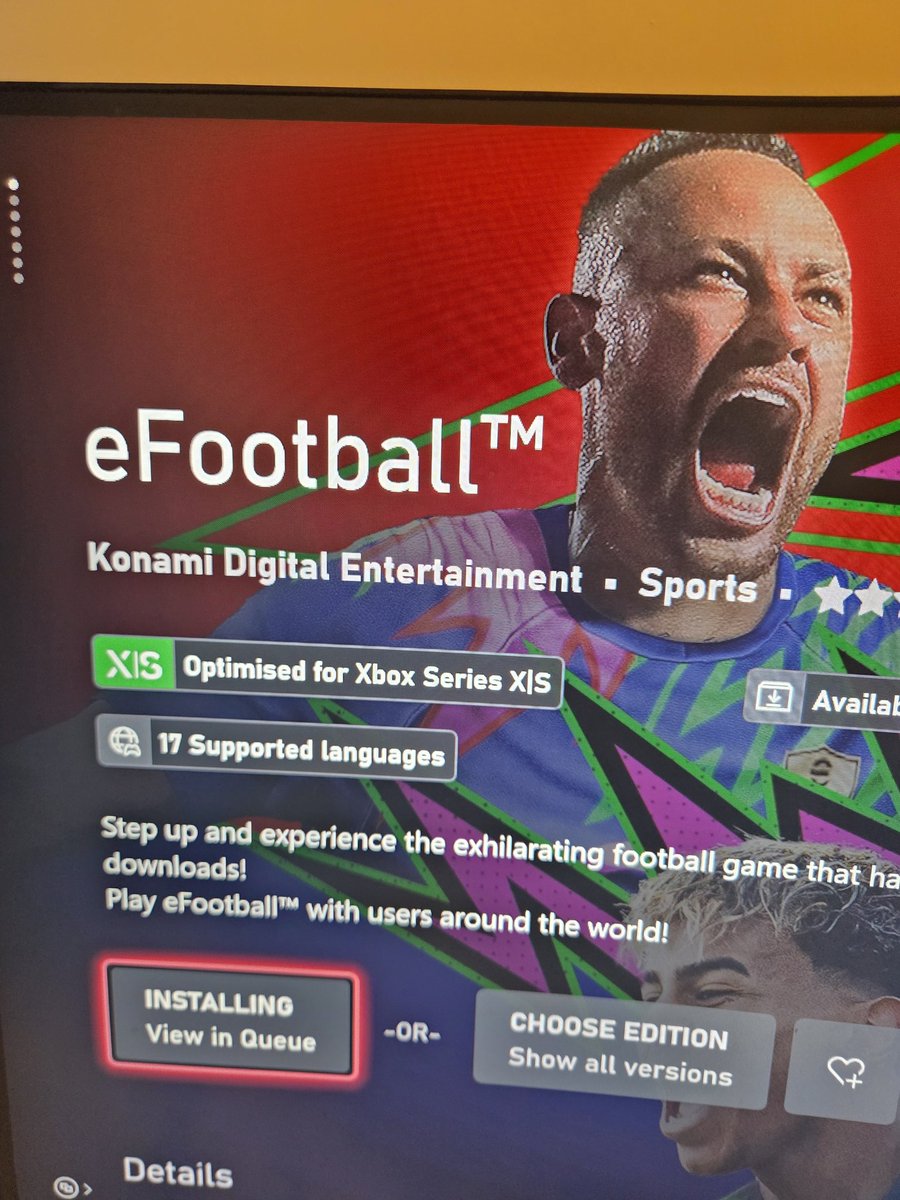 TAGS_ASH's tweet photo. Think its time to see what the hype is about on #efootball
Found myself playing less and less eafc lately 
Mabe i need a change of game 
Lets see https://t.co/dvAbzkazoy