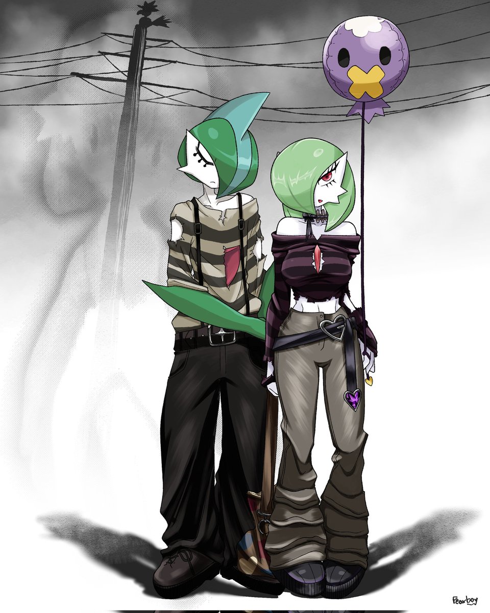 pearboyooh's tweet photo. her mime, his clown https://t.co/HEwXkIAaA5