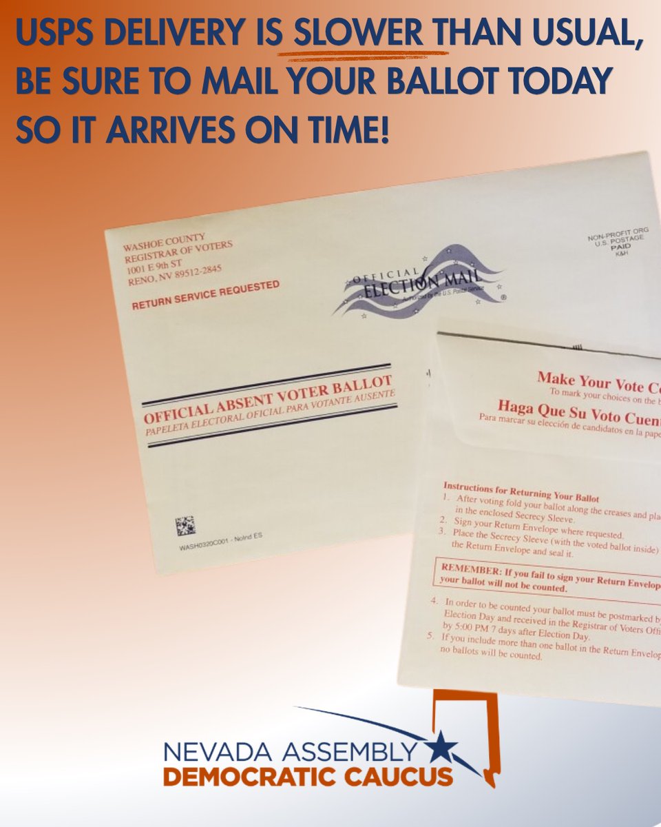 nvassemblydems's tweet photo. You have several options for casting your vote. You can drop off your ballot at a secure drop box, vote early in person until Friday, June 5th, or vote in person on Election Day, Tuesday, June 9th.

Find your early vote location or drop box: https://t.co/PVSh0h6JXr https://t.co/0XyqzdGlun