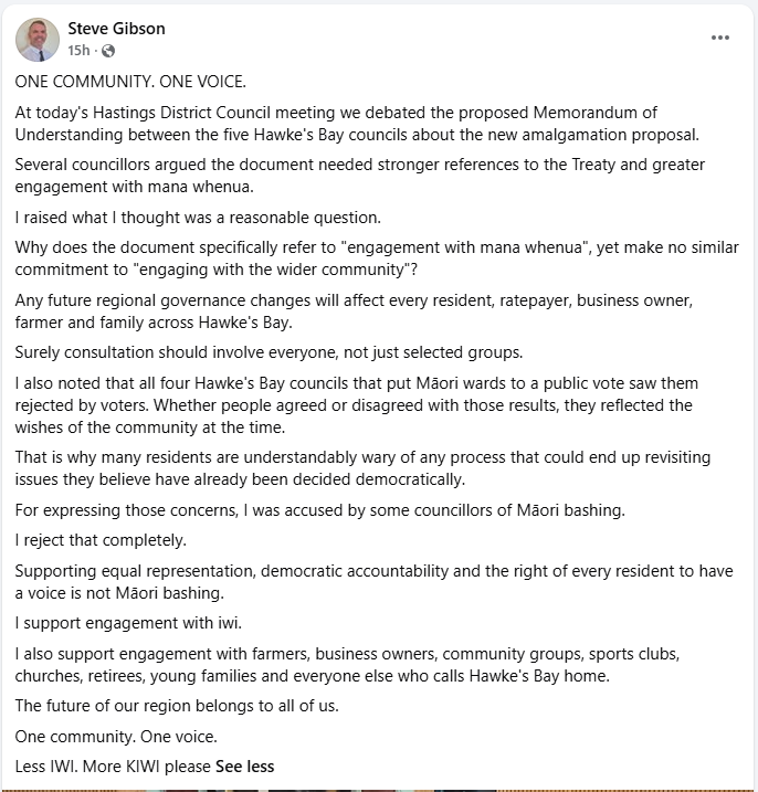 SonofOmahu's tweet photo. Hastings District Councilor Steve Gibson is right again.

The creeping racial segregation must be opposed. https://t.co/SJp5YSRI0K https://t.co/5fB3lY8zcd