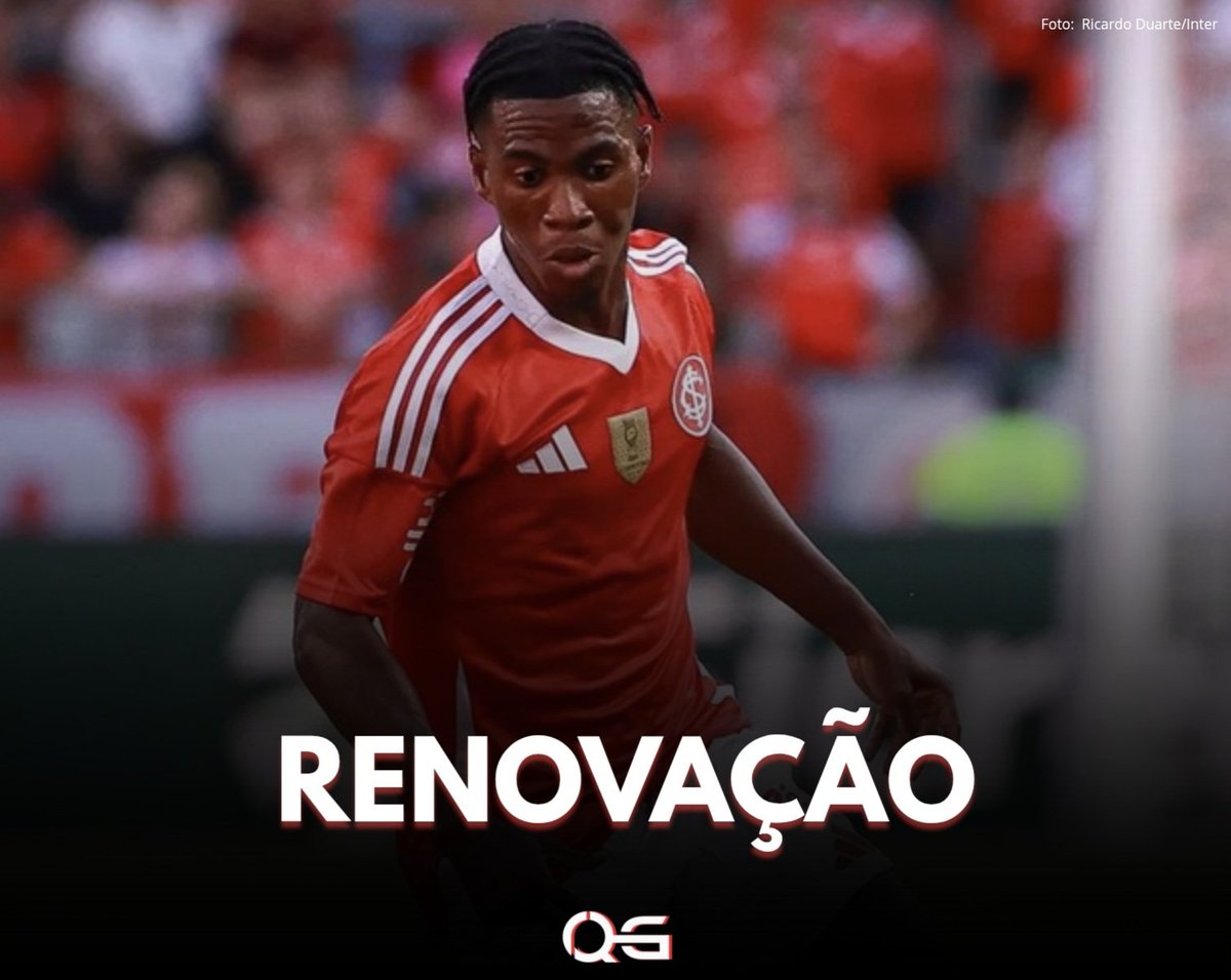 QGdoInter's tweet photo. Internacional encaminhou a renovação de contrato de Benjamin (20) até o final de 2030.

O ganês conta com o prestígio de Paulo Pezzolano e a expectativa é que ele seja mais utilizado no segundo semestre de 2026.

📰 I @EsportesGZH
📸 I Ricardo Duarte/Inter https://t.co/X63lQc2EH9