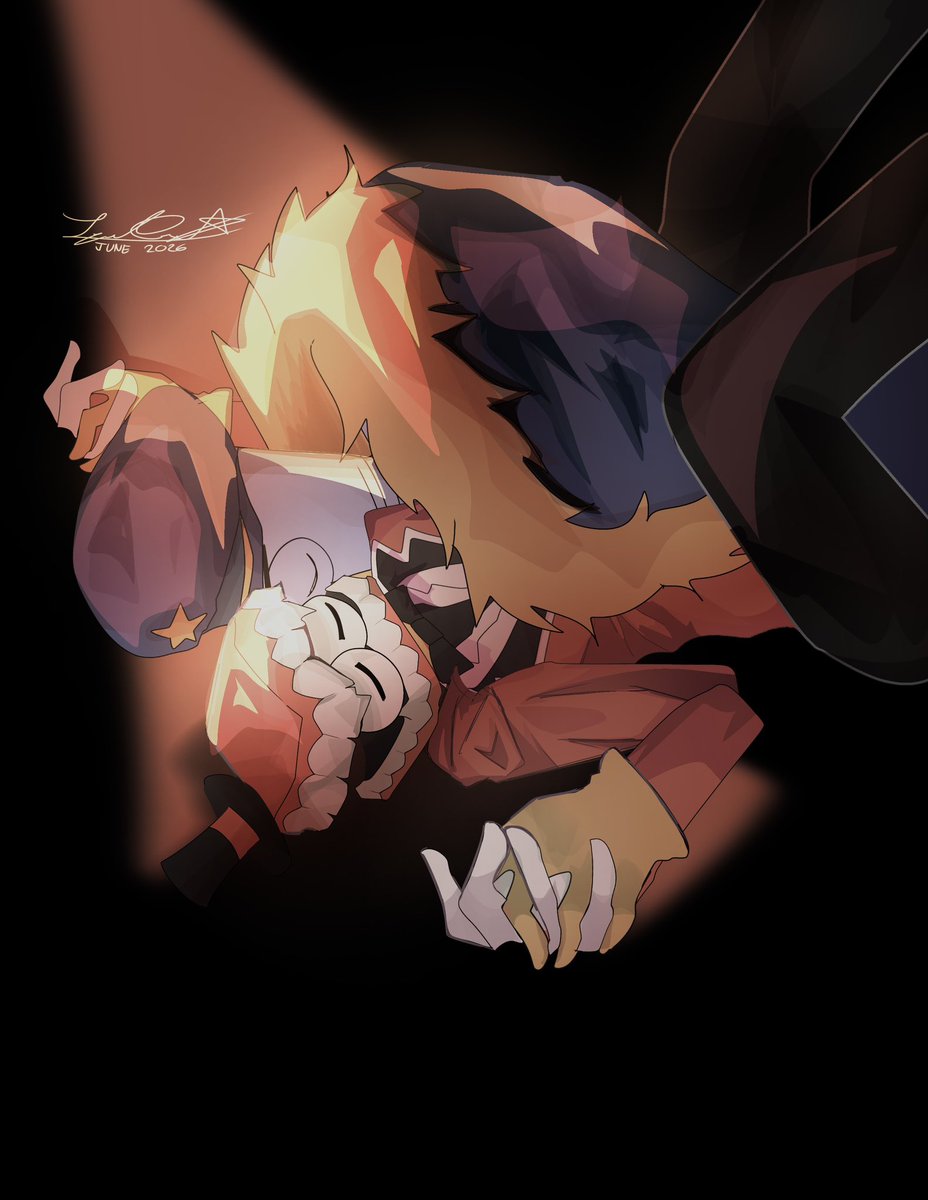 IcecreambutinX's tweet photo. I can’t sleep so I drew more.. #caine #coach #royalteeth #tadc https://t.co/g9UcYxfv9v