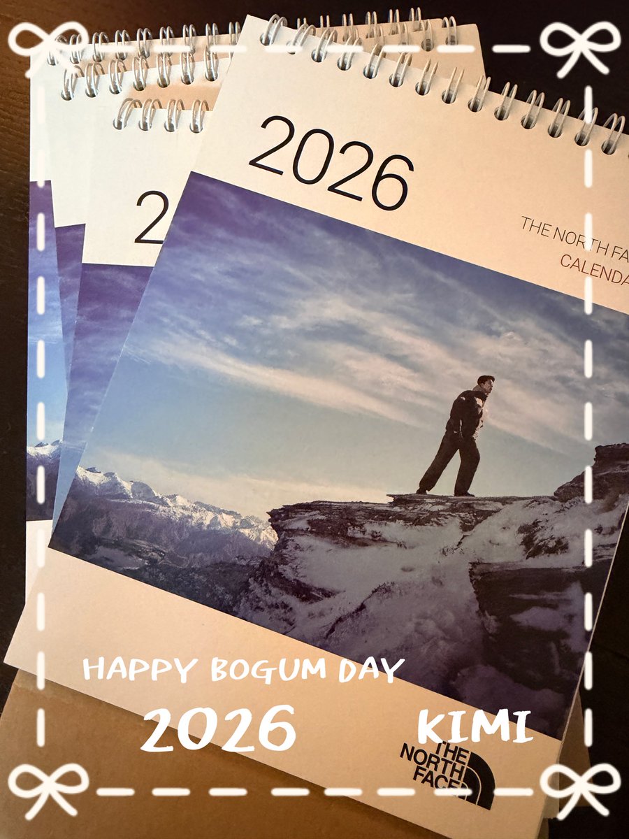 loveBG76's tweet photo. 🌸HAPPY BOGUM DAY 2026🌸

"THE NORTH FACE 2026ボゴムカレンダー"を4名に分かち合いします。

🌼ボゴム君を好きな方
🌼私のフォロワーさん
🌼このカレンダーを持ってない方
🌼転売とか考えない方
🌼送料(PayPay払)は負担してくれる方

以上の方で、このカレンダーが欲しかったんだよって方がいたらコメントください。

締切: 
6／5金曜 보검시 pm6:16 まで。

(もし4名以上の場合は抽選させていただきます)

素敵な6月になりますように⭐️