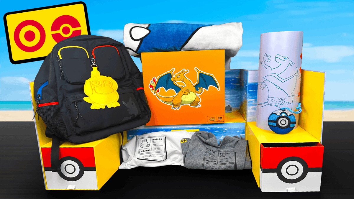 PhillyBeatzU's tweet photo. ‼️Just Dropped an Exclusive look at some of the new items from the Target x Pokemon Collection! 

Video: https://t.co/chrTIpife1 https://t.co/djC1Np8Jfi