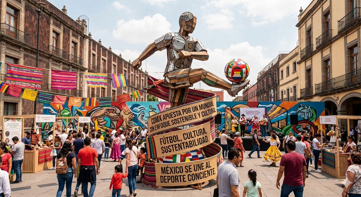Sustentable_AC's tweet photo. CDMX apuesta por un Mundial con enfoque sostenible y cultural.

https://t.co/AyLd8AbjCj

#TurismoSustentable #Mundial2026 #Sostenibilidad #CDMX https://t.co/iQhX2Ud7Vv
