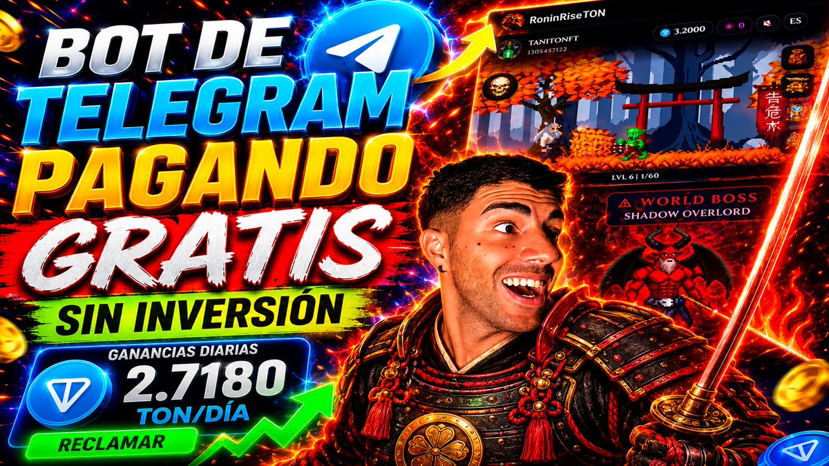 TanitoNft's tweet photo. 🚨🚨 ESTO NO LO VAS A VER MUCHO TIEMPO 🚨🚨
https://t.co/KfV7vDweIw
Este BOT de Telegram GRATIS está pagando MUY fuerte 💸🔥 y la gente ya está entrando AHORA MISMO… los que esperan se quedan afuera 😳⚡️

ENTRA YA o te lo van a contar 👇
Like + comenta si lo vas a probar 💥 https://t.co/r2RIjLQdZm
