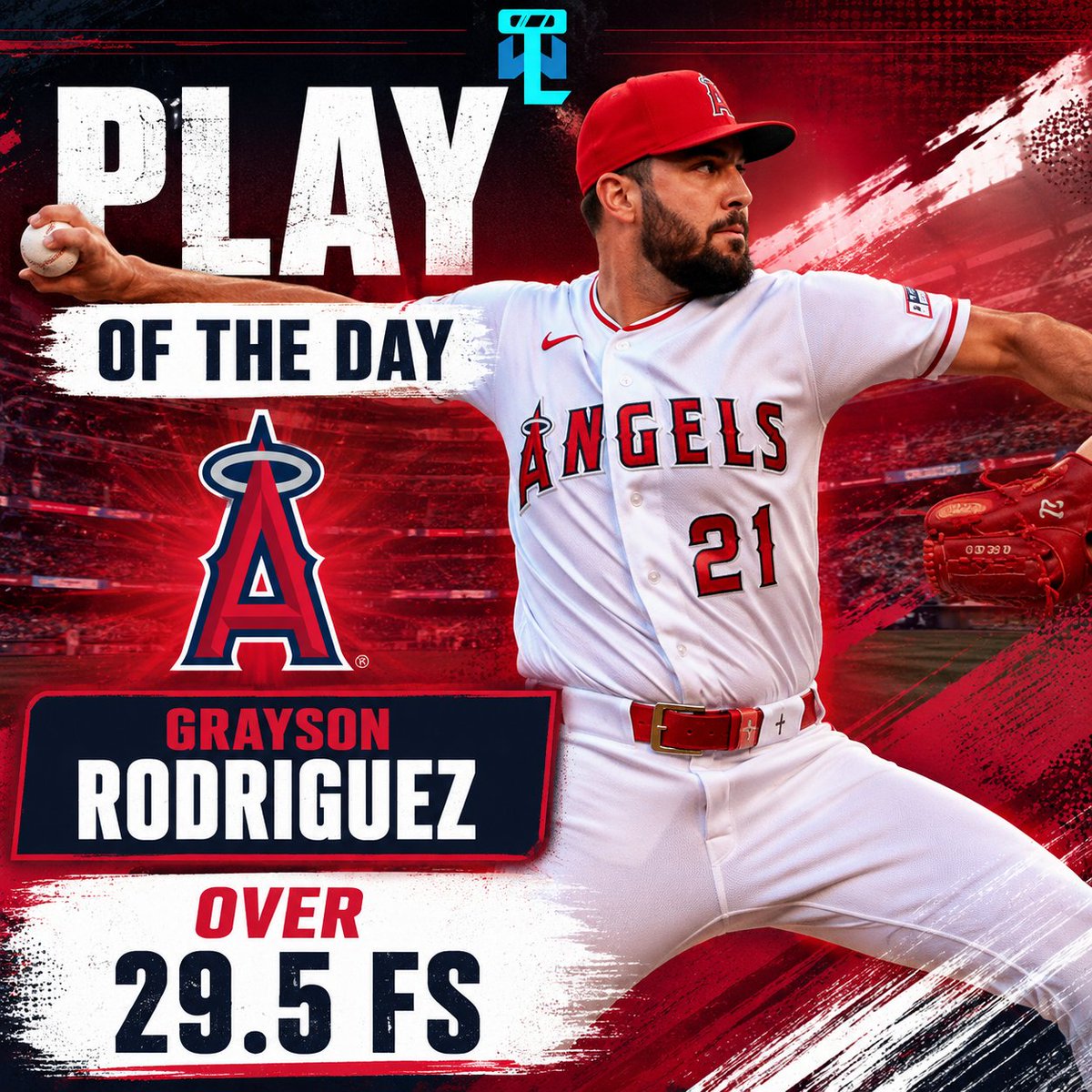 LineupsWinning's tweet photo. 🤖 PLAY OF THE DAY 🤖

-Grayson Rodriguez over 29.5 FS
(Underdog)

📊 Model Projection: 35 FS

Not only is this Model approved but books are backing this as well. DraftKings lines show a FS closer to 33 FS. Currently 33.5 on PrizePicks. Give me the 29.5 line on Underdog all day. https://t.co/Gghmcep8Ad