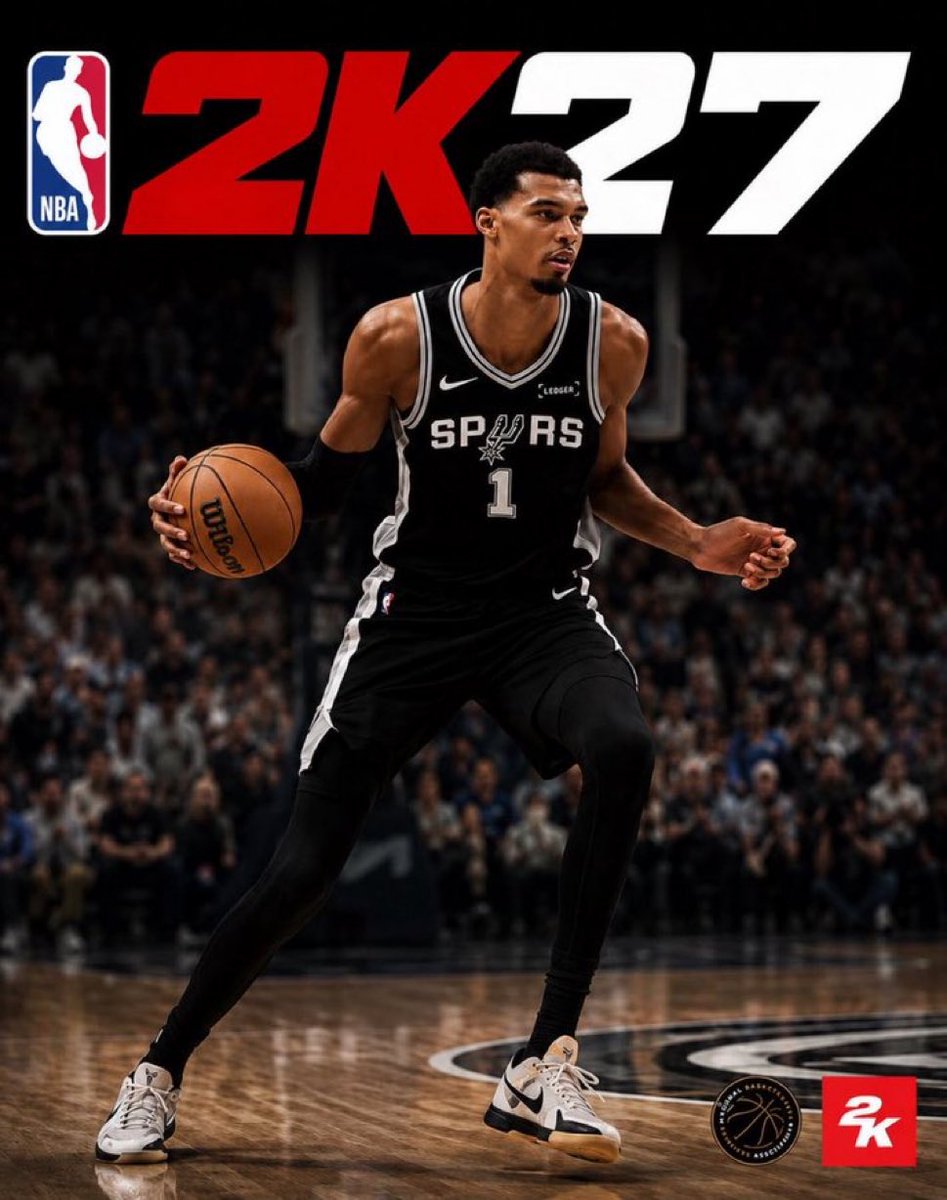 NBA2KMovement's tweet photo. WEMBY IS THE COVER ATHLETE OF NBA 2K27 👽 https://t.co/0itJfGlhJL