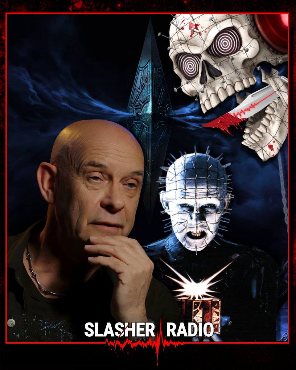 SlasherRadio's tweet photo. We have such sights to show you! ⛓️
Doug Bradley, PINHEAD HIMSELF, is COMING BACK to #SlasherRadio🔪 June 11th
We'll be talking @HellraiserGame & franchise
Follow us on everything, you DON'T want to miss this!
🔗https://t.co/6dI8kr3x6f https://t.co/TXBaSIf8DY