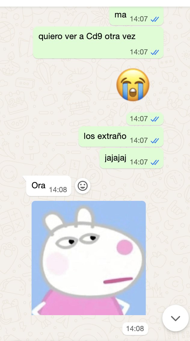 soymonygtz's tweet photo. Mi mamá no entiende la vibra de extrañar a los chicos de CD9 😔 https://t.co/n7ayHQmPGD