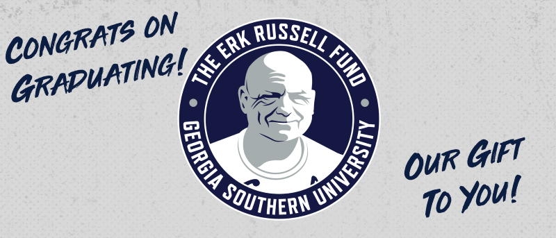 GSUAF's tweet photo. 🎓🦅 Congratulations, Graduates! 🦅🎓

As a recent Georgia Southern graduate, your first year in the Erk Russell Fund is on us!

Stay connected to Eagle Nation, continue supporting the student-athlete experience, and be a part of the team behind the team. Your complimentary first-year membership is our way of welcoming you into the next chapter of the Blue & White family.

📧 Check your email for more information on how to activate your complimentary membership and stay involved with Georgia Southern Athletics.
