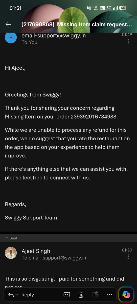 ajtweetshere's tweet photo. @SwiggyCares @Swiggy @SwiggyCares 
Now what??

@tacobell https://t.co/qEMyeMdOUS