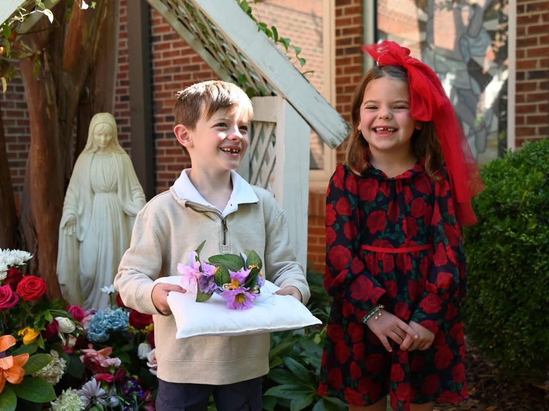 stmarknc's tweet photo. Over the past several weeks, we've celebrated ordinations, First Masses, and Corpus Christi. Amid all these joyful moments in the life of the Church, we don't want to overlook some of our youngest parishioners.

In May, St. Mark Preschool students participated in the beautiful tradition of the May Crowning, honoring Mary as our Mother and Queen. They also celebrated their graduation, marking an important milestone in their young lives.

Children are a gift from God and an essential part of the life of every parish. We are grateful for the families who entrust them to our care, the teachers who help form them in the faith, and the joy they bring to our community.

Congratulations to our preschool graduates, and thank you for reminding us that the future of the Church is already among us.