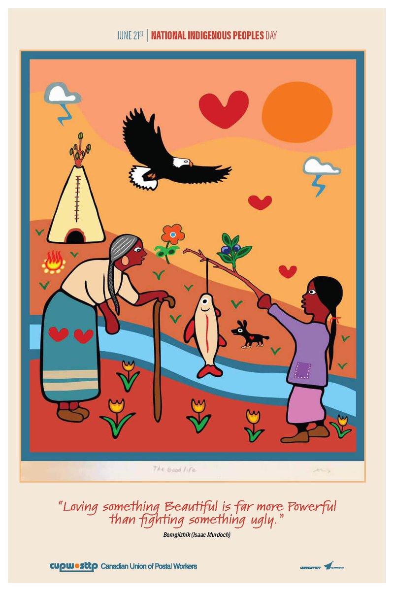 cupw's tweet photo. June 21: National Indigenous Peoples’ Day

https://t.co/JjBB2Rb5uB

#NIPD2026 https://t.co/3BHxiOS2je