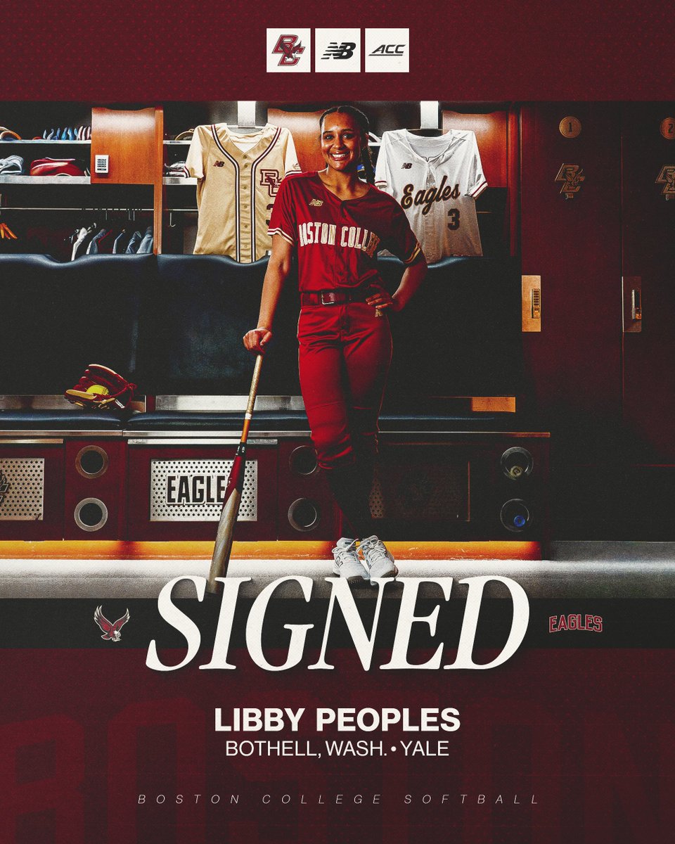 BC_Softball's tweet photo. It's official 🙌

We're excited to welcome Libby Peoples to The Heights! ���️🦅 https://t.co/sckUokc1Wj