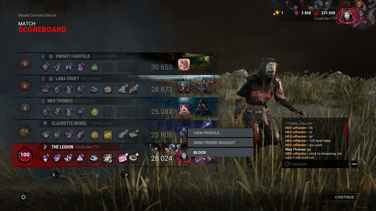 CrashLDev's tweet photo. Absolutely vile behavior bro, these people aren't real smh
Btw I would have 100% whooped there ass if I had my amazing haste build...

(The Meg was my favorite one, such a sweetheart) https://t.co/5vfo3pCY46