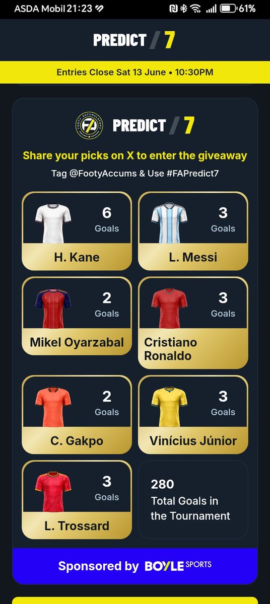 jamosfc2's tweet photo. @FootyAccums #FAPredict7 https://t.co/S7jU3lGnQ7
