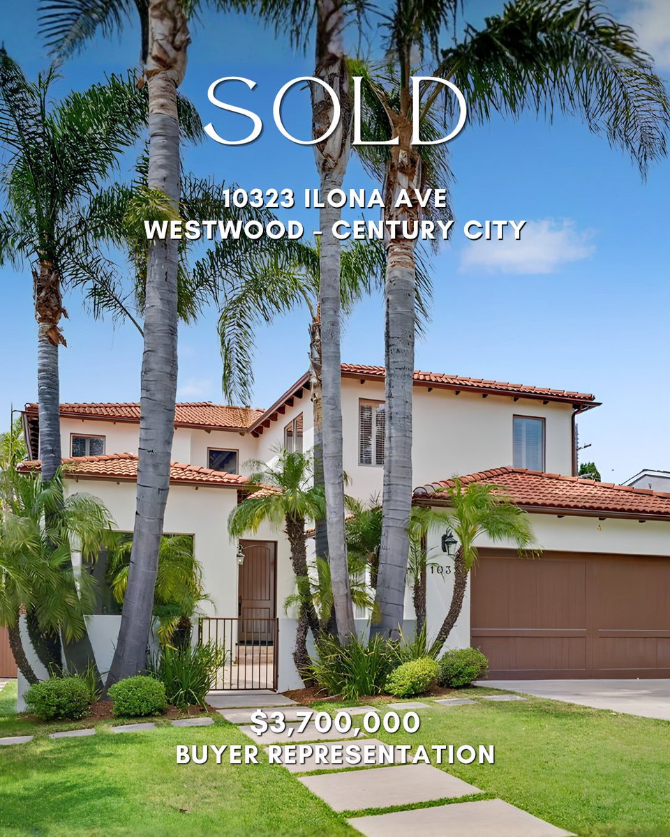 keyesreLA's tweet photo. 🏁 #JustSold in #Westwood #CenturyCity • Congrats to Our Buyers 🥂⁠. 🌴 Some homes check every box. This modern #SpanishRetreat went a few steps further ✨. #BuyerRepresentation https://t.co/m7MuDHkHoj  https://t.co/4j8zlkR3Wj