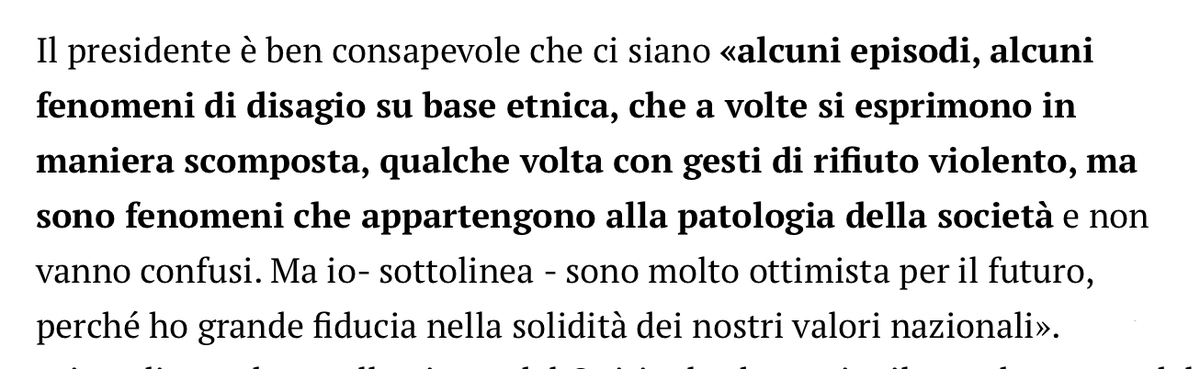 vitalbaa's tweet photo. 2 giugno 2026 - Il Presidente della Repubblica sul tema "seconde generazioni".

Chiaro, semplice ed esaustivo.

P.S. Fossi in quelli che fanno certa propaganda politica su questo tema come minimo mi vergognerei. Ma temo non conoscano il nobilissimo sentimento della vergogna. https://t.co/2NG5Ewuqyf