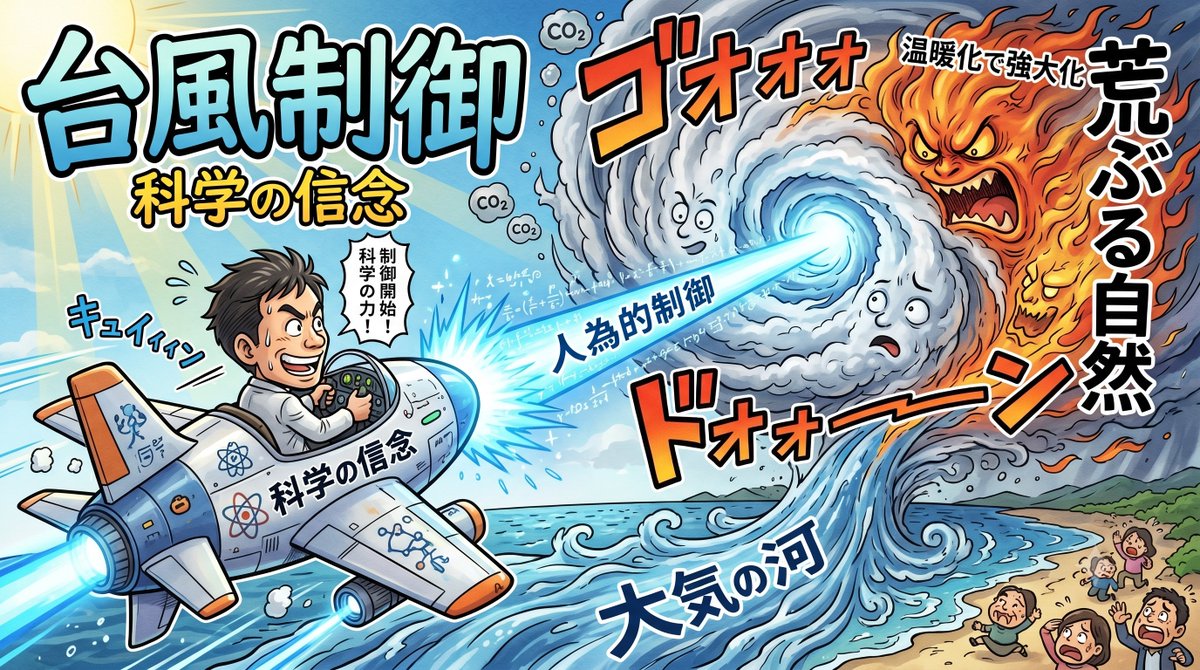 SORATOMO's tweet photo. 温暖化で強大化した台風を人為的に制御する研究に、歩みを止めぬ科学の信念に託したい。

40マス+末尾句点
中小企業診断士2次試験対策
日経春秋：令和8年6月3日(水)版
#春秋要約 #sjyouyaku #日経春秋 https://t.co/oeP59QOzlG