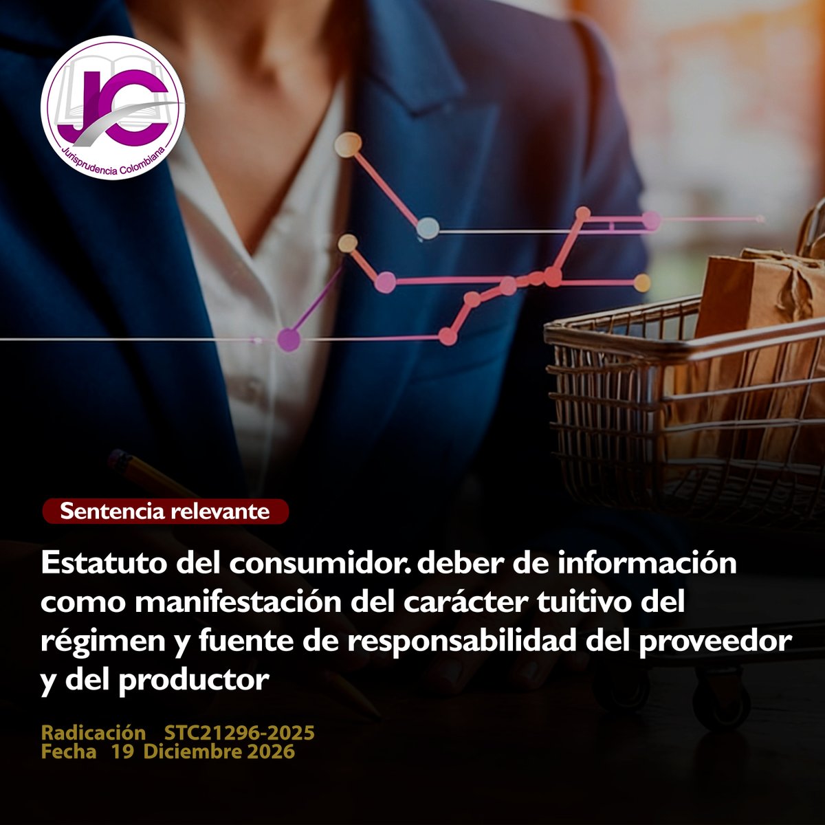 JurisprudenCol's tweet photo. Estatuto del consumidor. deber de información como manifestación del carácter tuitivo del régimen y fuente de responsabilidad del proveedor y del productor

El derecho del consumo se constituye como un régimen especial y tuitivo orientado a corregir las asimetrías reales entre el productor o proveedor y el consumidor, quien se halla en una posición de debilidad técnica, económica e informativa. En este contexto, el deber de información es un instrumento estructural para restablecer el equilibrio contractual, conforme lo dispone el artículo 23 de la Ley 1480 de 2011, que exige el suministro de datos claros, veraces, suficientes, oportunos e idóneos sobre los productos. El incumplimiento de esta obligación acarrea consecuencias jurídicas concretas, pues los proveedores y productores son responsables de todo daño derivado de una información inadecuada o insuficiente, y solo pueden exonerarse mediante la demostración de fuerza mayor, caso fortuito o adulteración de la información.

La providencia objeto de estudio analiza la indebida separación que algunas autoridades realizan entre la información suministrada al consumidor y los compromisos contractuales formalmente suscritos. Se critica la tesis de que lo único vinculante es el acuerdo formal bajo la lógica de que "los contratos son leyes para las partes", ya que este enfoque ignora las asimetrías informativas y el rol del proveedor profesional en la formación de la voluntad del consumidor. La protección jurídica en el régimen de consumo exige valorar no solo los documentos firmados, sino también la información entregada por otros medios, como correos electrónicos o mensajes de aplicaciones de mensajería, pues estos elementos inciden directamente en la comprensión del negocio y en las expectativas legítimas del adquirente.

Finalmente, el fallo resalta que la motivación judicial en materia de consumo debe ser exhaustiva, especialmente al evaluar la validez de las sanciones impuestas al consumidor. No basta con declarar la aplicabilidad de una cláusula penal ante un incumplimiento sin realizar un examen de proporcionalidad y abusividad bajo los estándares del artículo 42 de la Ley 1480 de 2011. El juez tiene el deber de identificar si tales estipulaciones generan un desequilibrio injustificado en perjuicio del consumidor, valorando el contexto informativo previo y las particularidades de la transacción. En consecuencia, se establece que una decisión que omita analizar las consecuencias jurídicas de la información contradictoria suministrada por el proveedor carece de la argumentación mínima necesaria para sustentar la exigibilidad de cargas económicas contra la parte débil de la relación.

Portal de actualización Jurisprudencial. Solicita tu suscripción aquí 👉https://t.co/jUGw4X9YHA