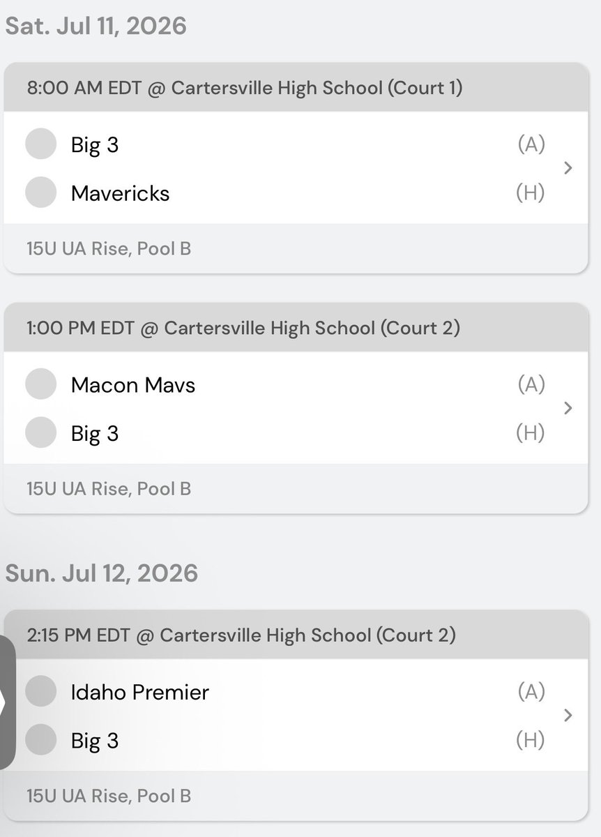 BIG3_Louie's tweet photo. BIG3 15UA Rise boys excited to get back to work July 9th-12th at @RiseCircuit session 2 in Georgia. Can’t wait! 

Can’t wait to watch the 15s this June and see them grow in their programs https://t.co/Hj0tGHEPWt