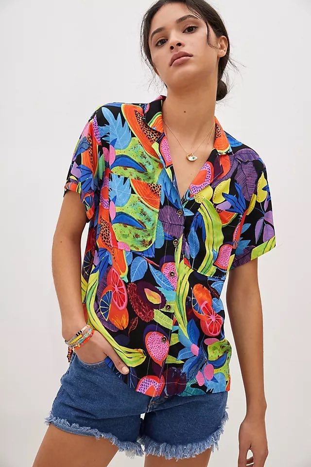 bilvyscloset's tweet photo. Go Karting {16(?)/04/2026}

- Anthropologie - Orane Sigal Bonanza Surf Buttondown https://t.co/ChhPRLgpim
