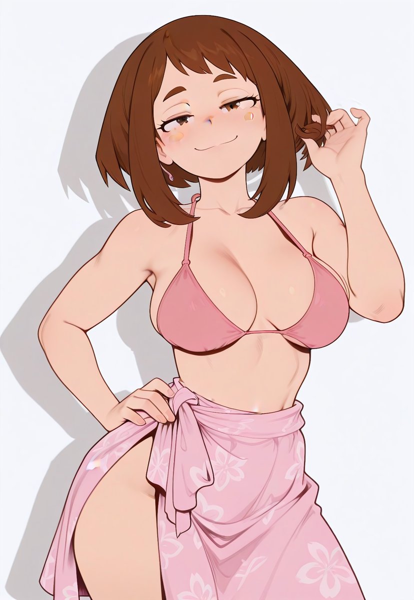 avgwenjoyer's tweet photo. Ochaco Uraraka sfw https://t.co/5OOjCcoF50