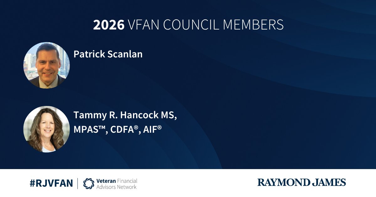 pjbobal's tweet photo. Introducing the 2026 Council Members for Veteran Financial Advisors Network! Built on service and leadership, we look forward to another year of supporting veteran advisors and the communities they serve.
https://t.co/QvoRmp1NMT https://t.co/cANlYuWRKs