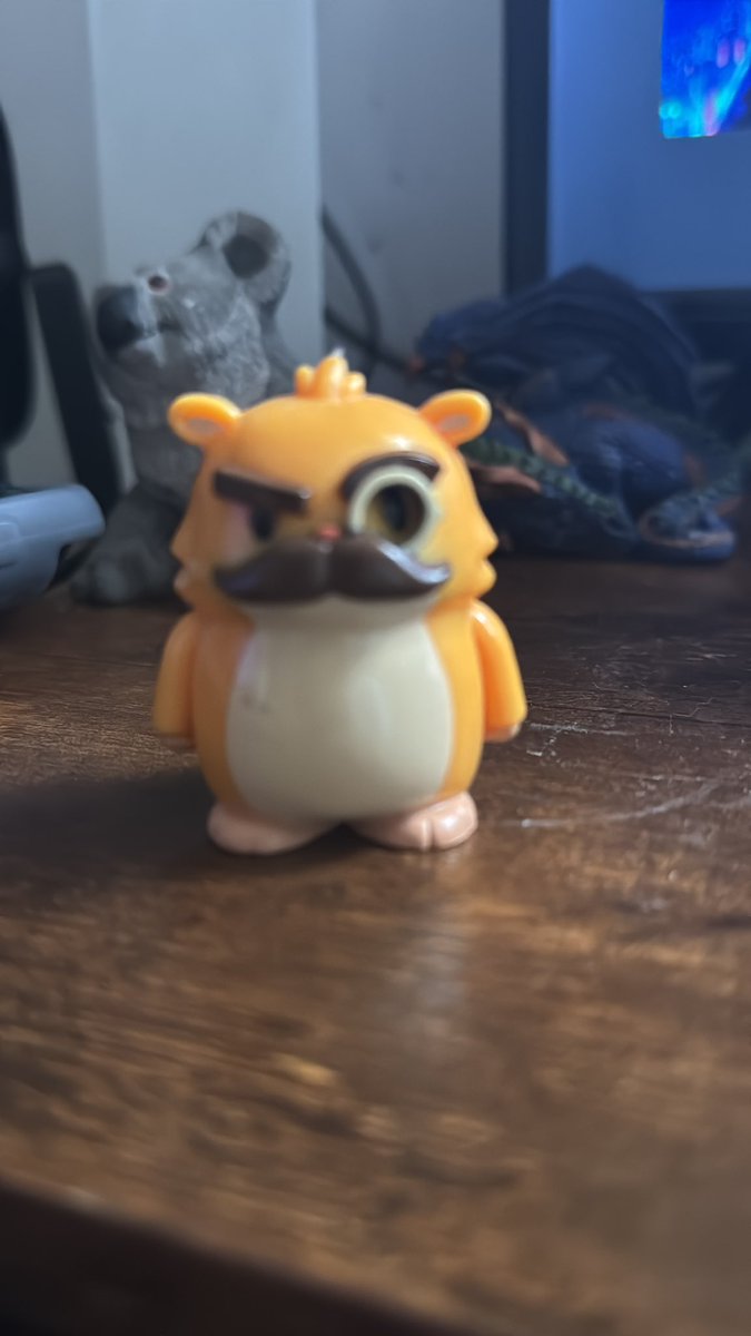 Sab3r2288's tweet photo. This toy that my nephew gave me reminds me of  @andycomplains so I’ve named him Butcher, Butch for short https://t.co/any0LXaNRk