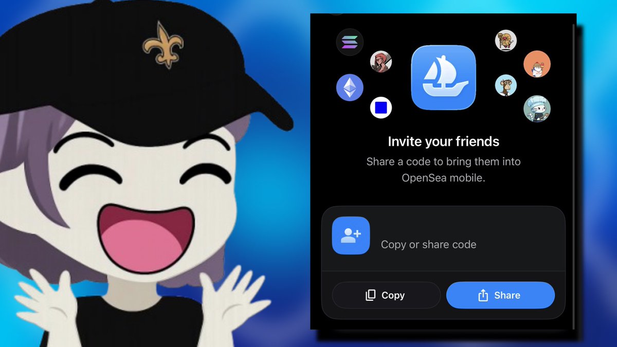 Exx00nes's tweet photo. I have 3 @opensea codes! Who need? 

I will play them as part of the draw 🎁

• Like and comments below + tag friends

24h 👋 https://t.co/9lcVjrgQCj